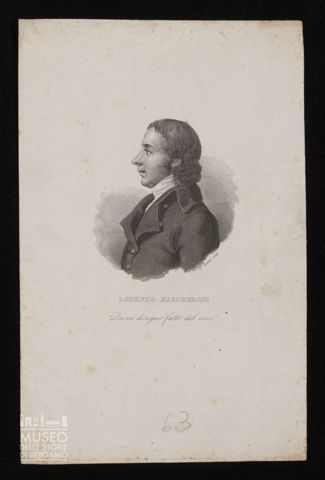 Lorenzo Mascheroni Da un disegno fatto dal vivo