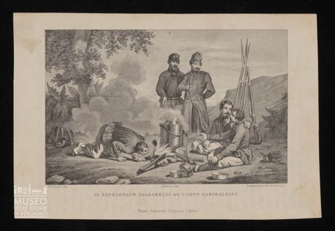 Il napoletano Caldarelli al campo Garibaldino