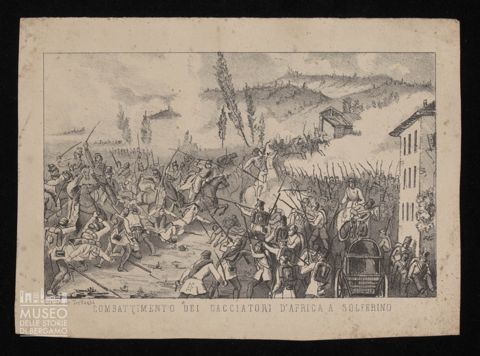 Combattimento dei cacciatori d'Africa a Solferino