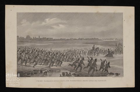 Primo passaggio sulla Sesia dei Piemontesi: poco lungi dai Capucini