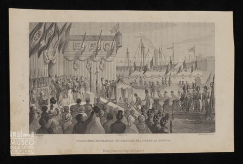 Sbarco dell'Imperatore de' Francesi nel porto di Genova