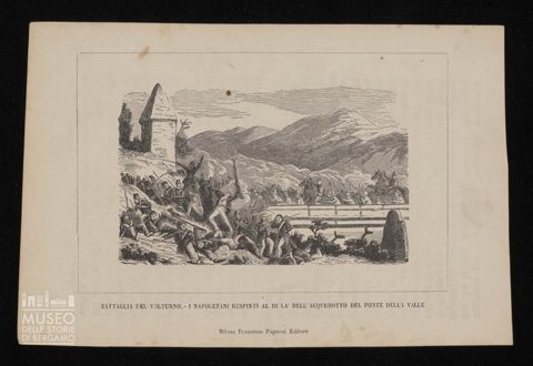 Battaglia del Volturno. I Napoletani respinti al di là dell'acquedotto del ponte della valle