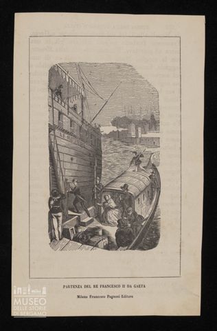 Partenza del Re Francesco II da Gaeta