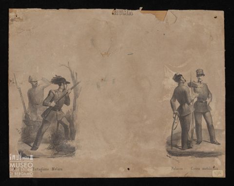 Roma. Battaglione Melara. Polacco. Civica mobilizzata