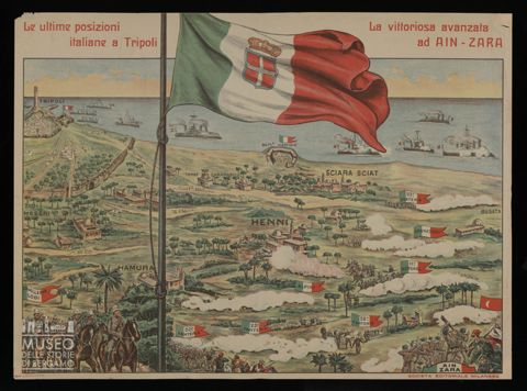 Le ultime posizioni italiane a Tripoli. La vittoriosa avanzata ad Ain - Zara