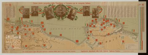 Nuova pianta geografica della Tripolitania e Cirenaica con le conquiste italiane