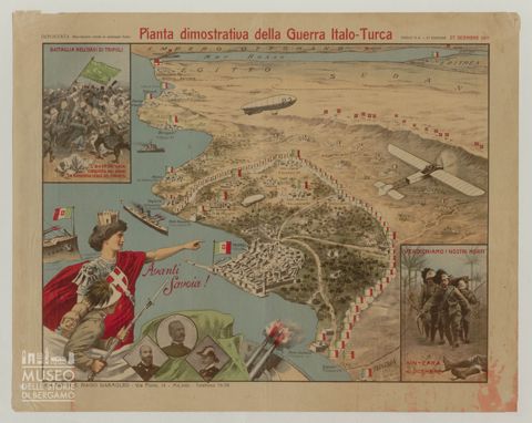 Pianta dimostrativa della guerra Italo - Turca