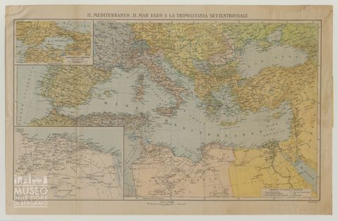 Il Mediterraneo, il Mar Egeo e la Tripolitania Settentrionale