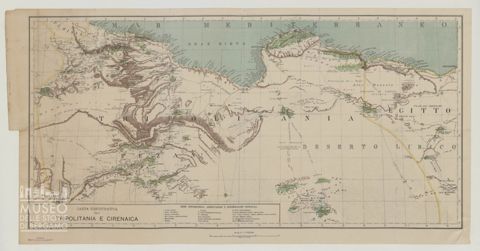 Carta dimostrativa della Tripolitania e Cirenaica