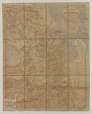 Carta dimostrativa della regione compresa fra Massaua, Keren, Aksum e Adigrat