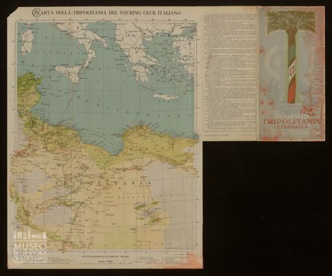 Carta della Tripolitania del Touring Club Italiano