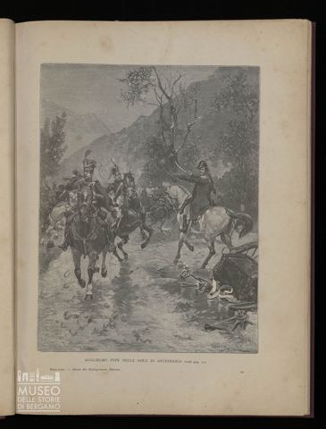 Guglielmo Pepe nelle gole di Antrodoco