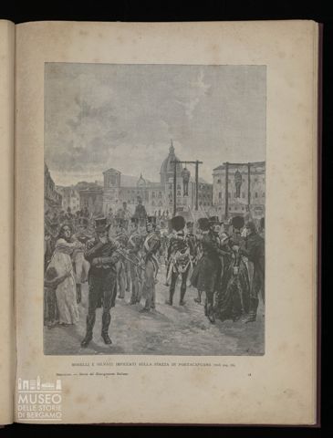 Morelli e Silvati impiccati sulla piazza di Portacapuana