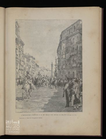 L'Imperatore d'Austria e il Re delle Due Sicilie in Milano
