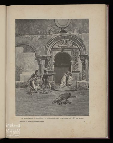 Le soldatesche di Del Carretto a Siracusa dopo la rivolta del 1837