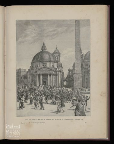 Acclamazione a Pio IX in Piazza del Popolo - 11 febbraio 1848 -
