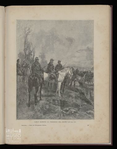 Carlo Alberto al passaggio del Ticino