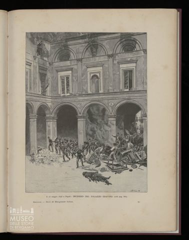 Il 15 maggio 1848 a Napoli: incendio del Palazzo Gravina