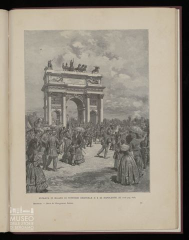 Entrata in Milano di Vittorio Emanuele II e di Napoleone III