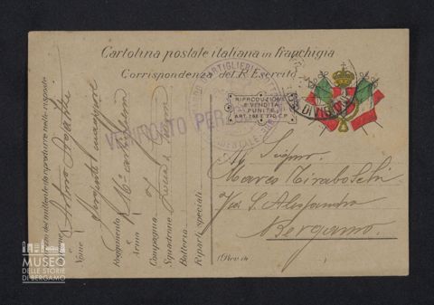 Agazzi Arturo, sergente maggiore, 16° Artiglieria a Tiraboschi Marco