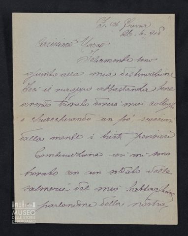 Agazzi Celso, sergente, 59° Reggimento Fanteria, 6a Compagnia a Tiraboschi Marco