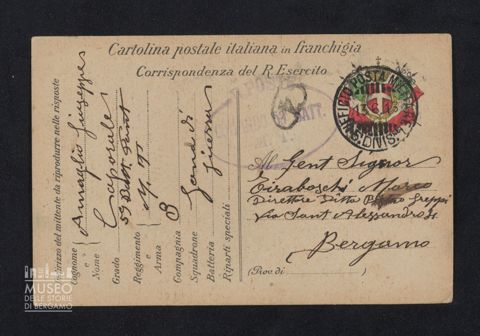 Amaglio Giuseppe, 59° Battaglione Fanteria, Milizia Territoriale, 3a Compagnia a Tiraboschi Marco