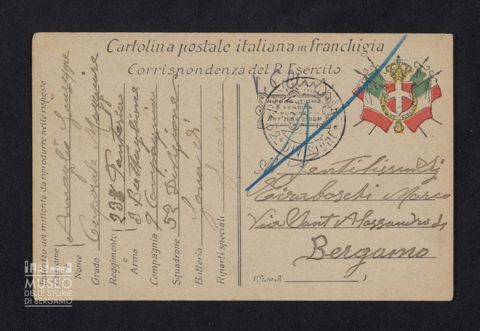 Amaglio Giuseppe, caporale maggiore, 238° Reggimento Fanteria, 3° Battaglione, 9a Compagnia, 52a Divisione a Tiraboschi Marco