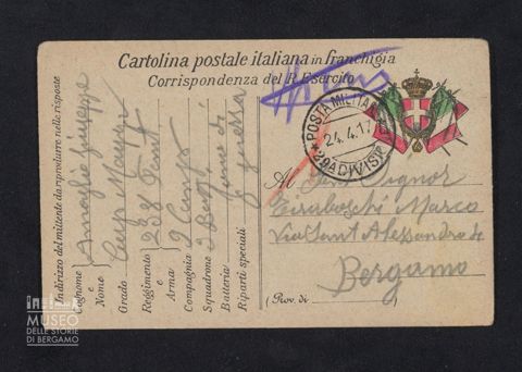 Amaglio Giuseppe, caporale maggiore, 238° Reggimento Fanteria, 3° Battaglione, 9a Compagnia a Tiraboschi Marco