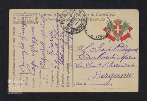 Amaglio Giuseppe a Tiraboschi Marco dall'Ospedale Militare di riserva, II reparto chirurgia, di Este