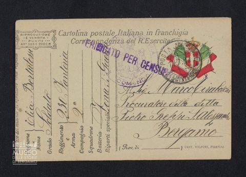 Bertulessi Elia, 230° Fanteria, 2a Compagnia a Tiraboschi Marco dal Trentino