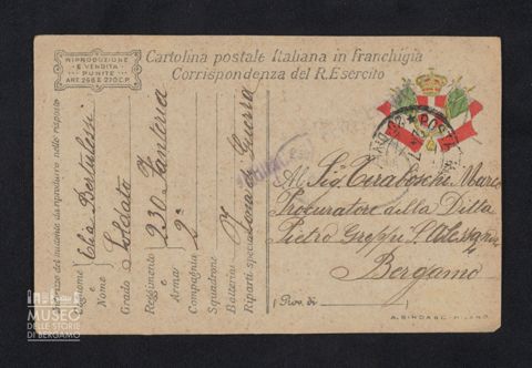 Bertulessi Elia, 230° Fanteria, 2a Compagnia a Tiraboschi Marco