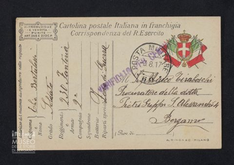 Bertulessi Elia, 230° Fanteria, 2a Compagnia a Tiraboschi Marco