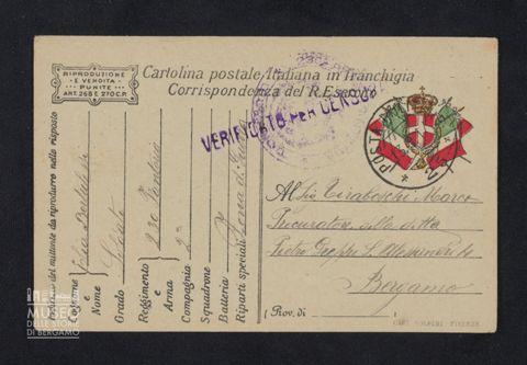 Bertulessi Elia, 230° Fanteria, 2a Compagnia a Tiraboschi Marco