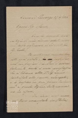 Buelli Luigi 4° Reggimento Genio, 2a Sezione Treno Autonoma, Cormons a Tiraboschi Marco