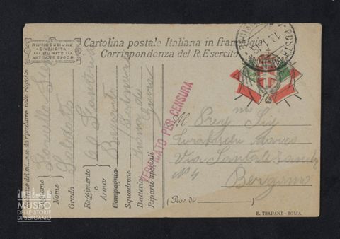 Forcella Fermo, soldato 60° Fanteria, Reparto Salmerie a Tiraboschi Marco