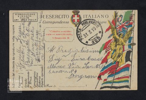 Forcella Fermo, soldato 59° Fanteria, Reparto Autonomo, S. Pietro al Natisone a Tiraboschi Marco