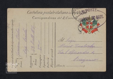 Fornoni Pietro, caporale di sanità, 59° Battaglione Milizia Territoriale, 1a Compagnia, Sanità a Tiraboschi Marco