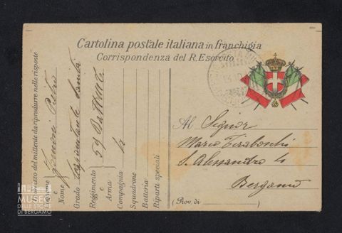 Fornoni Pietro, caporale di sanità, 59° Battaglione Milizia Territoriale, 4a Compagnia a Tiraboschi Marco