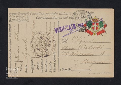 Fornoni Pietro, caporale, Centuria 1186 presso 158a Compagnia Genio, Peschiera (VR) a Tiraboschi Marco