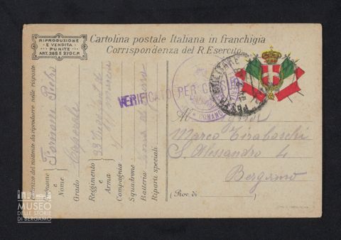 Fornoni Pietro, caporale, 33° Reggimento a Tiraboschi Marco