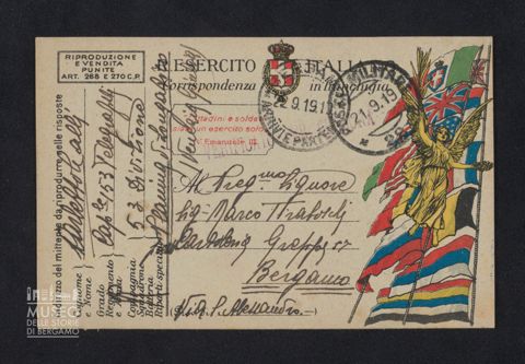 Galli Carletto, caporale, 153° Telegrafisti, 53a Divisione, Planina di Longatico, Venezia Giulia a Tiraboschi Marco