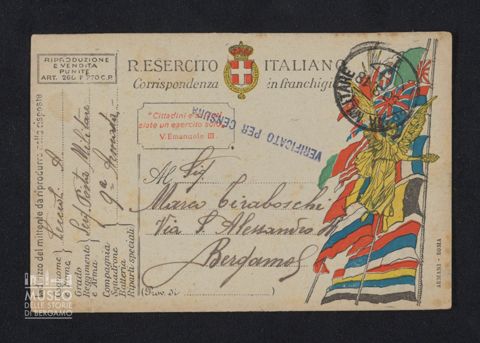 Leccioli Antonio, sergente, Posta militare, 9a Armata a Tiraboschi Marco