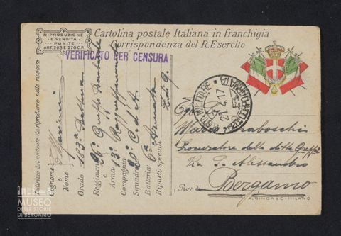 Marieni Emilio, 183a Batteria Bombarde, 26° Gruppo, 13° Raggruppamento, 20° Corpo d' Armata, 6a Armata a Tiraboschi Marco