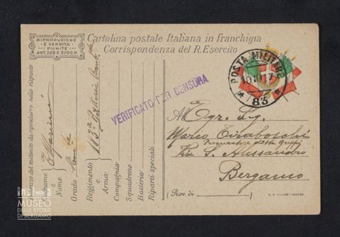 Marieni Emilio, sottotenente, 183a Batteria Bombarde a Tiraboschi Marco