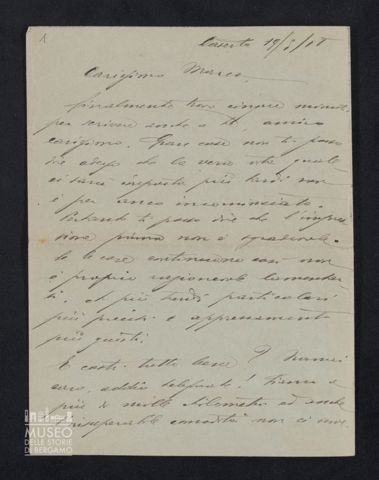 Pedroni Rodolfo, allievo Scuola Militare, 7a Compagnia, Caserta a Tiraboschi Marco