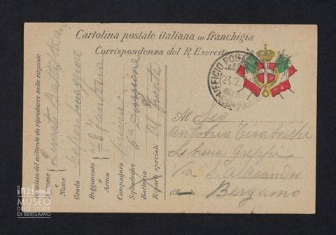 Quarti Battista Antonio, caporale maggiore, 78° Fanteria, 1a Compagnia, 6a Divisione a Tiraboschi Marco