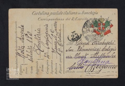 Rota Angelo, 160° Fanteria, 4a Compagnia, 2° plotone, a Tiraboschi don Domenico