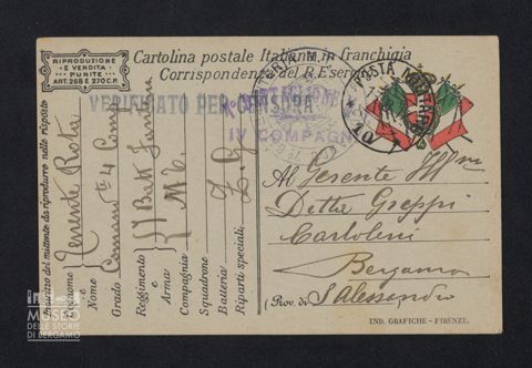 Rota Lorenzo, tenente, 4a Compagnia, 7° Battaglione Fanteria, Milizia Territoriale alla Ditta Greppi