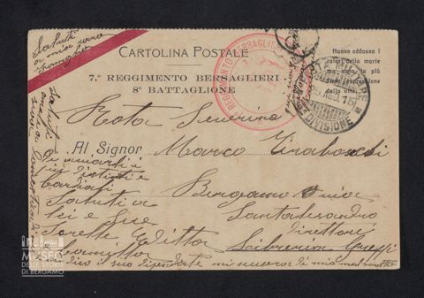 Rota Severino, 7° Reggimento Bersaglieri, 8° Battaglione a Tiraboschi Marco