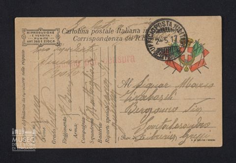 Rota Severino, 7° Bersaglieri, 1a Compagnia, 8° Battaglione a Tiraboschi Marco